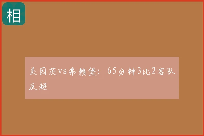 美因茨vs弗赖堡：65分钟3比2客队反超